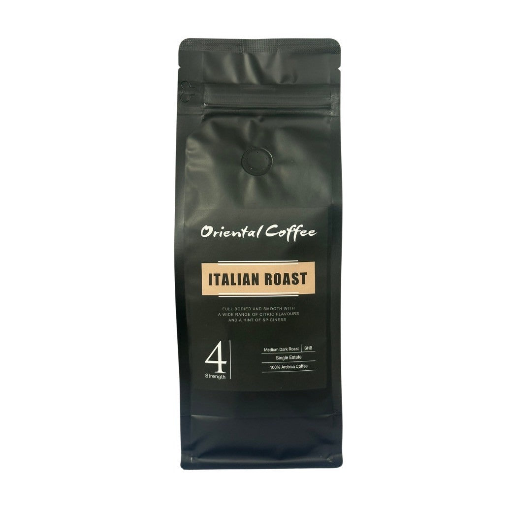 Oriental Coffee Italian Roast กาแฟอราบิก้า 100% คั่วกลางเข้ม 250 กรัม