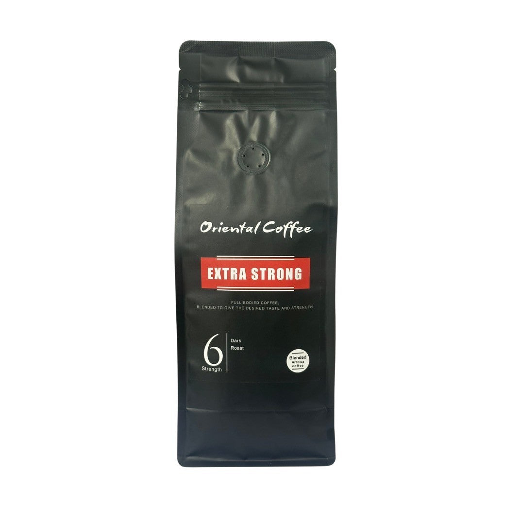 Oriental Coffee Extra Strong กาแฟอราบิก้าเบลนโรบัสต้า 250 กรัม