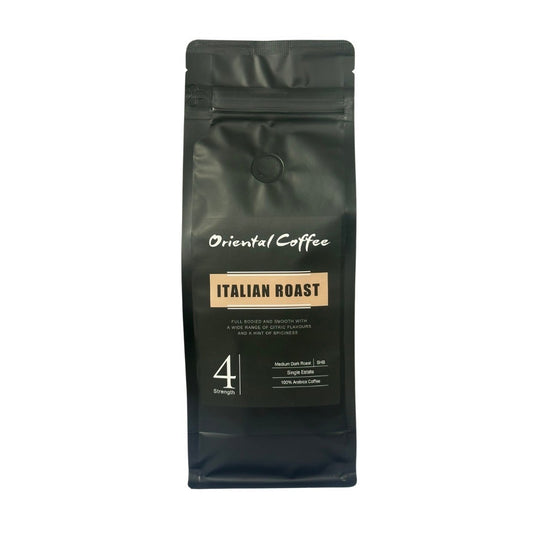 Oriental Coffee Italian Roast กาแฟอราบิก้า 100% คั่วกลางเข้ม 250 กรัม