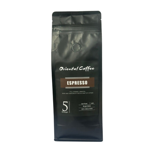 Oriental Coffee Espresso กาแฟอราบิก้า 100% คั่วเข้ม 250 กรัม