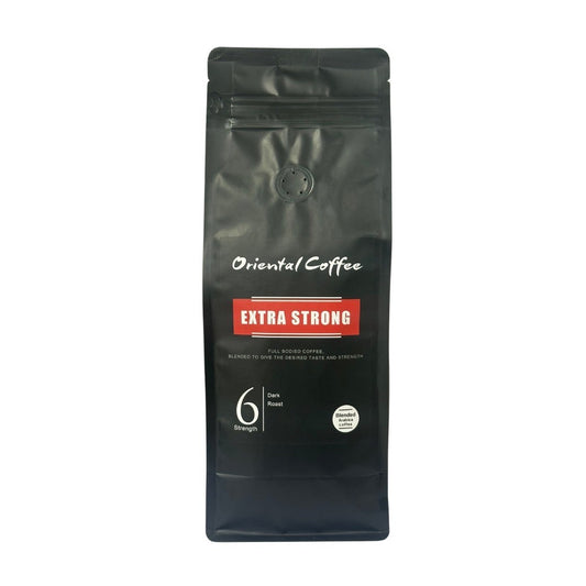 Oriental Coffee Extra Strong กาแฟอราบิก้าเบลนโรบัสต้า 250 กรัม